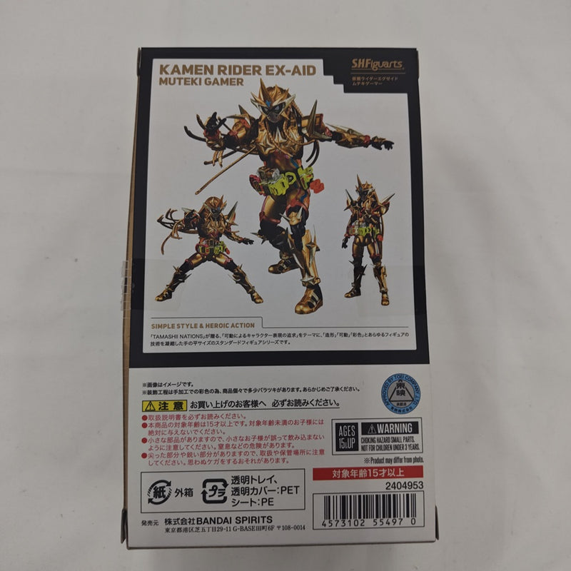 【中古】【開封品】S.H.Figuarts 仮面ライダーエグゼイド ムテキゲーマー 「仮面ライダーエグゼイド」魂ウェブ商店限定＜フィギュア＞（代引き不可）6512