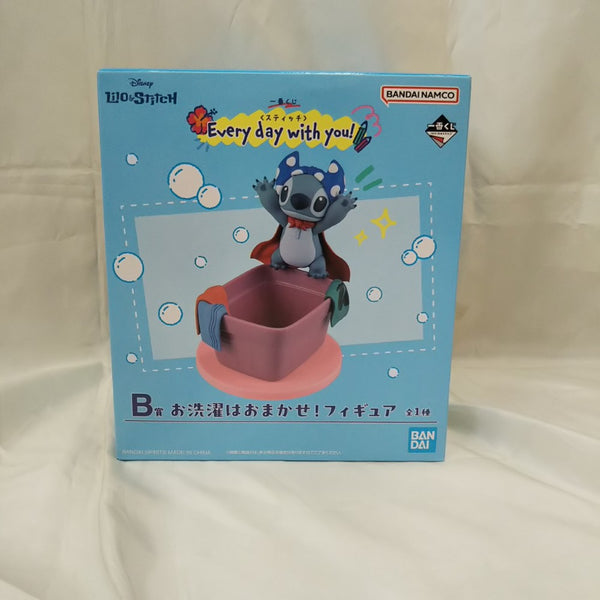 中古】【未開封】お洗濯はおまかせ!フィギュア 「一番くじ スティッチ