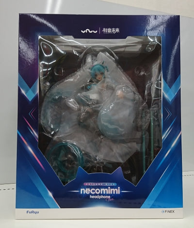 【中古】【未開封】初音ミク 猫耳ヘッドフォンVer. 「キャラクター・ボーカル・シリーズ 01 初音ミク」 1/7 塗装済み完成品 F...