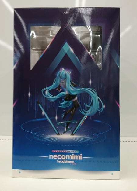 【中古】【未開封】初音ミク 猫耳ヘッドフォンVer. 「キャラクター・ボーカル・シリーズ 01 初音ミク」 1/7 塗装済み完成品 F：NEX限定＜フィギュア＞（代引き不可）6513