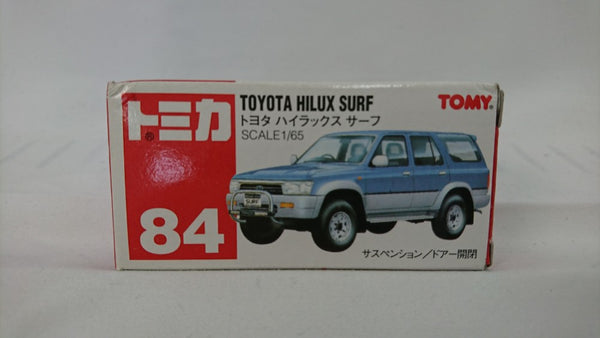 【中古】【開封品】1/65 トヨタ ハイラックス サーフ(スカイブルー/赤箱) 「トミカ No.84」＜おもちゃ＞（代引き不可）6513