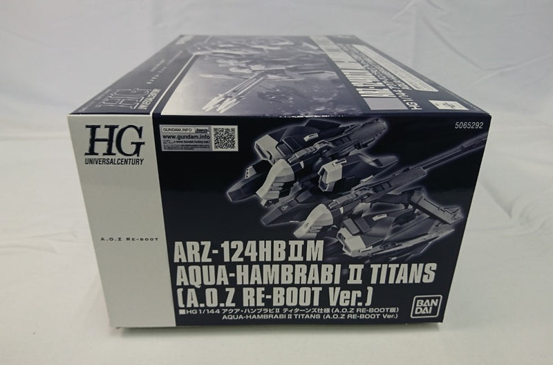 【中古】【未組立】1/144 HG アクア・ハンブラビIIティターンズ仕様「A.O.Z RE-BOOT ガンダム・インレ-くろうさぎのみた夢-」＜プラモデル＞（代引き不可）6513