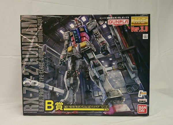 【中古】【未組立】1/100 MG RX-78-2ガンダムVer.3.0 ソリッドクリア「一番くじコラボ 機動戦士ガンダム ガンプラ」 B賞＜プラモデル＞（代引き不可）6513