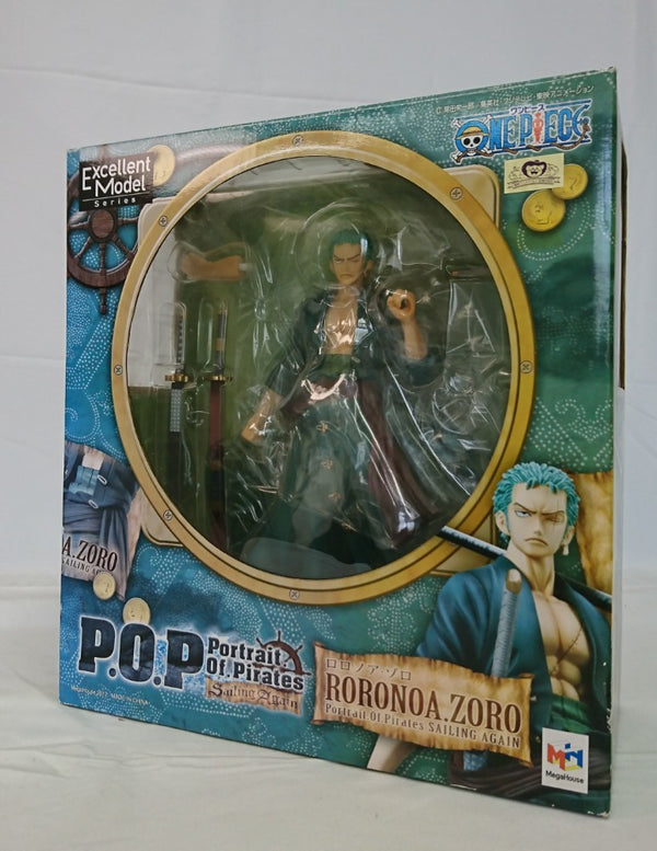 【中古】【開封品】ロロノア・ゾロ 「ワンピース」 エクセレントモデル Portrait.Of.Pirates ワンピース”Sailing Again”＜フィギュア＞（代引き不可）6513