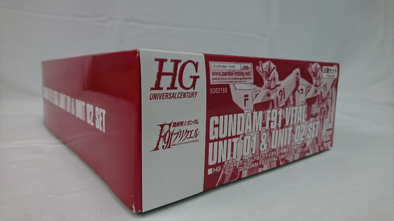 【中古】【未組立】1/144 HG ガンダム F91 ヴァイタル 1号機＆2号機セット(2機セット) 「機動戦士ガンダムF91プリクエル」＜プラモデル＞（代引き不可）6513