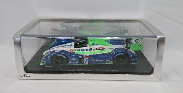 【中古】【開封品】1/43 Porsche C60-Judd 2nd LM 2006 PlayStation#17(ホワイト×ブルー×ライムグリーン)[S0143]＜コレクターズアイテム＞（代引き不可）6513