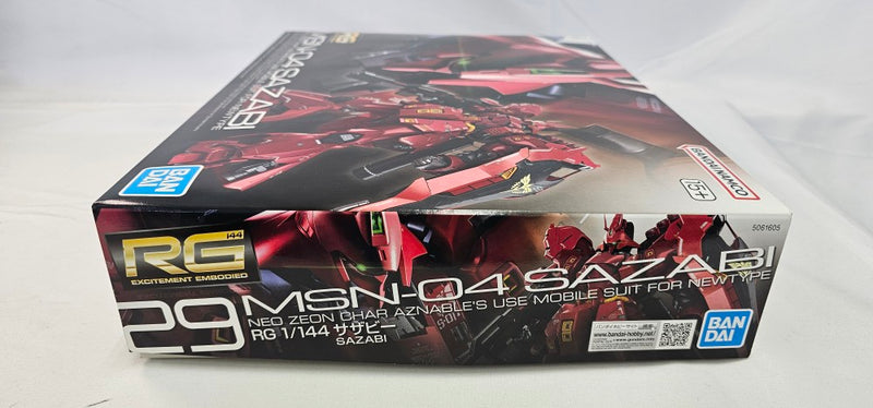 【中古】【未組立】1/144 RG MSN-04 サザビー 「機動戦士ガンダム 逆襲のシャア」 [5061605]＜プラモデル＞（代引き不可）6513