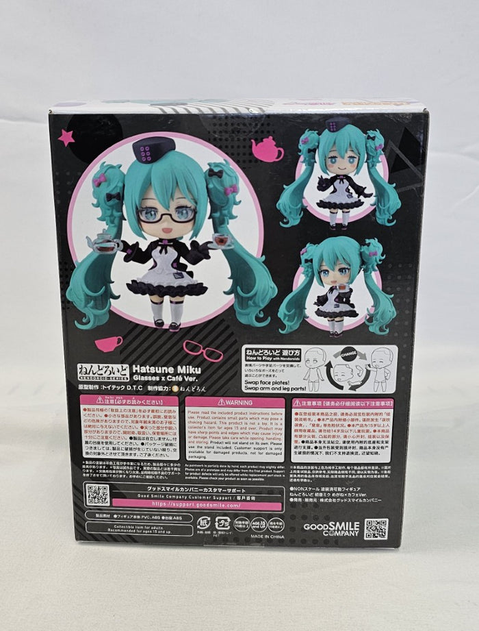 中古】【未開封】ねんどろいど 初音ミク めがね×カフェVer. 「グッスマ