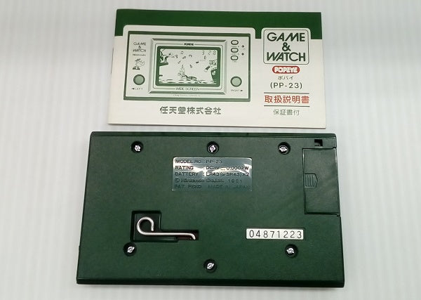 【中古】【動作確認済み】ゲーム＆ウォッチ　ＰＯＰＥＹＥ　ＷＩＤＥ　ＳＣＲＥＥＮ＜レトロゲーム＞（代引き不可）6514