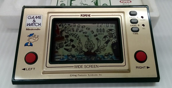 中古】【動作確認済み】ゲーム＆ウォッチ ＰＯＰＥＹＥ ＷＩＤＥ ＳＣＲＥＥＮ＜レトロゲーム＞（代引き不可）6514