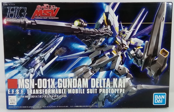 【中古】【未組立】HGUC　1/144　ガンダムデルタカイ　「機動戦士ガンダムUC MSV」＜プラモデル＞（代引き不可）6514