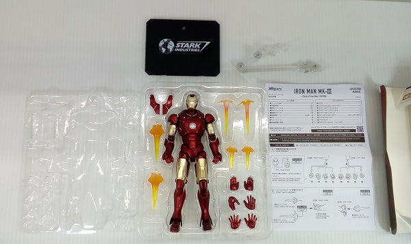 【中古】【開封済み】S.H.Figuarts アイアンマン マーク3 -[Birth of Iron Man] EDITION- 「アイアンマン」 魂フィーチャーズ2020開催記念商品＜フィギュア＞（代引き不可）6514