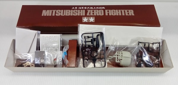 【中古】【未組立】三菱　海軍零式艦上戦闘機二一型　1/32　エアークラフトシリーズNo.17　フルディスプレイモデル＜プラモデル＞（代引き不可）6514