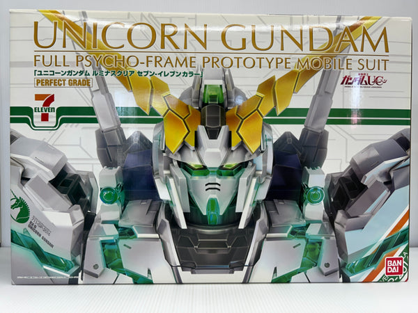 【中古】【未組立】1/60 PG RX-0 ユニコーンガンダム ルミナスクリア セブンイレブンカラーver. 「機動戦士ガンダムUC」＜プラモデル＞（代引き不可）6514
