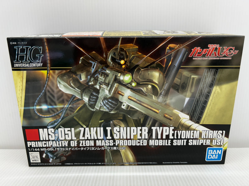【中古】【未組立】1/144 HGUC MS-05L ザクI・スナイパータイプ(ヨンム・カークス機) 「機動戦士ガンダムUC」 [5060664]＜プラモデル＞（代引き不可）6514
