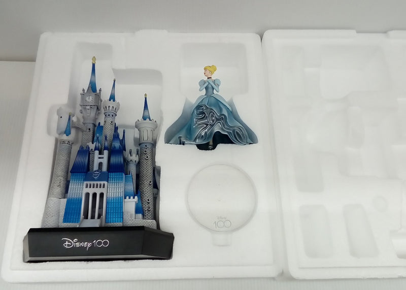 【中古】【開封品】シンデレラ城＆シンデレラフィギュアセット 「Happyくじ ディズニー100」 A賞＜フィギュア＞（代引き不可）6514