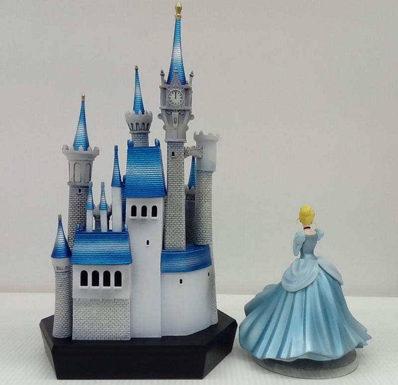 【中古】【開封品】シンデレラ城＆シンデレラフィギュアセット 「Happyくじ ディズニー100」 A賞＜フィギュア＞（代引き不可）6514