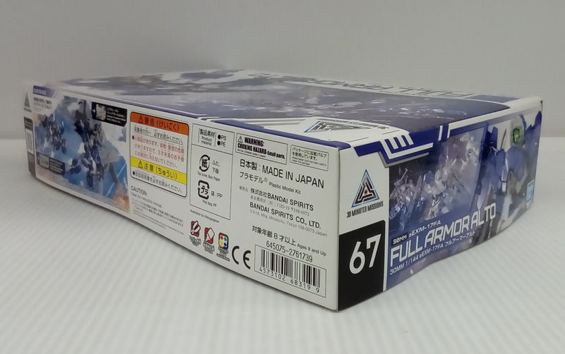 【中古】【未組立】1/144 eEXM-17FA フルアーマーアルト 「30 MINUTES MISSIONS」 [5068319]＜プラモデル＞（代引き不可）6514