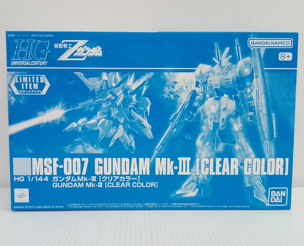 【中古】【未組立】1/144 HGUC MSF-007 ガンダムMk-III[クリアカラー] 「機動戦士Zガンダム MSV」 イベント限定 [5064243]＜プラモデル＞（代引き不可）6514