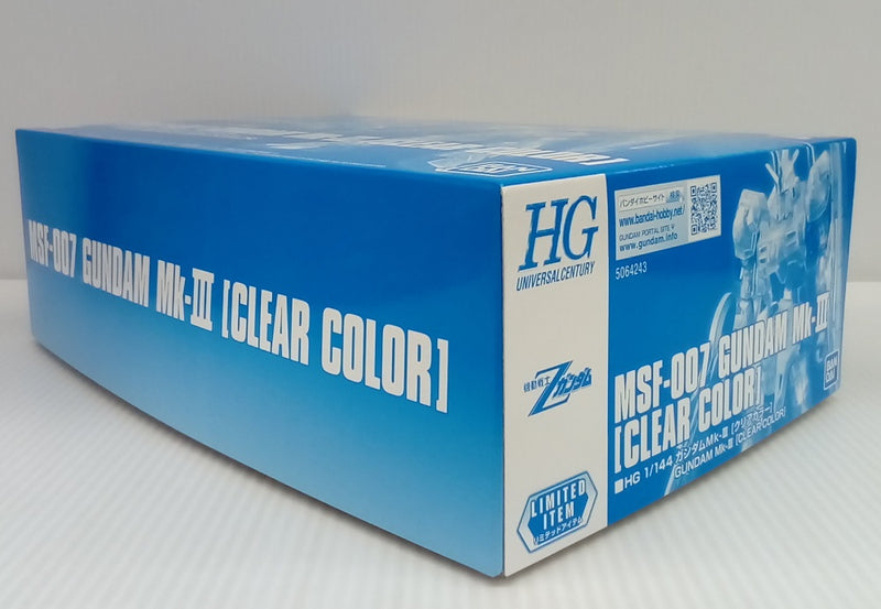 【中古】【未組立】1/144 HGUC MSF-007 ガンダムMk-III[クリアカラー] 「機動戦士Zガンダム MSV」 イベント限定 [5064243]＜プラモデル＞（代引き不可）6514