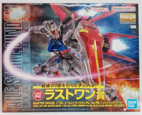 【中古】【未組立】1/100 MG エールストライクガンダム Ver.RM ソリッドクリアアナザー ガンプラ 2023 ラストワン賞＜プラモデル＞（代引き不可）6514