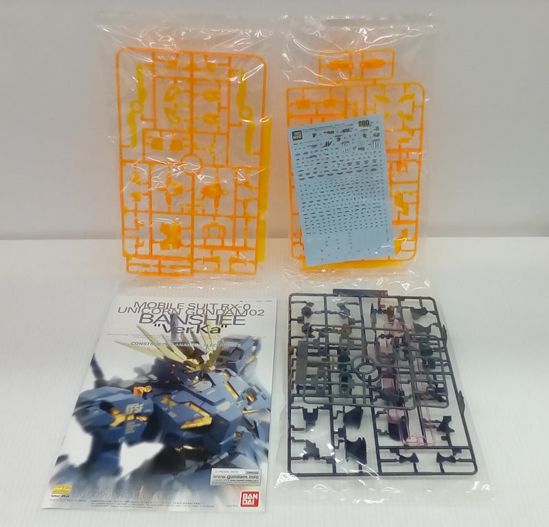 【中古】【未組立】1/100 MG RX-0 ユニコーンガンダム2号機 バンシィ Ver.Ka 「機動戦士ガンダムUC」 [5061593]＜プラモデル＞（代引き不可）6514