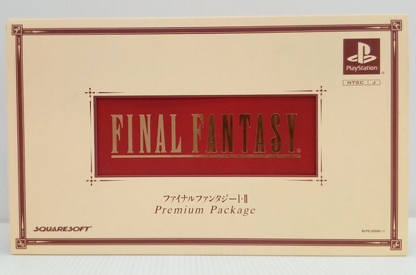 【中古】【箱説あり】【動作確認済】PSソフト「ファイナルファンタジーI・II プレミアムパッケージ」＜レトロゲーム＞（代引き不可）6514