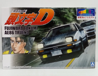 【中古】【未組立】1/24 藤原拓海 AE86 トレノ プロジェクトD仕様 「頭文字D」 プリペイントモデルシリーズ No.I-01 ...