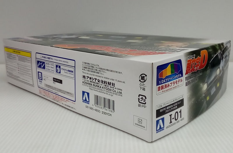 【中古】【未組立】1/24 藤原拓海 AE86 トレノ プロジェクトD仕様 「頭文字D」 プリペイントモデルシリーズ No.I-01 [061985]＜プラモデル＞（代引き不可）6514