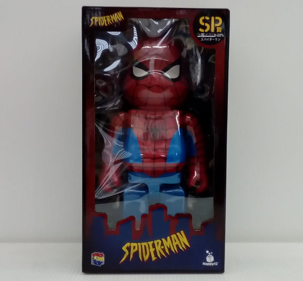【中古】【未開封】BE＠RBRICK-ベアブリック- 400% スパイダーマン 「Happyくじ BE＠RBRICK MARVEL『SPIDER-MAN』」 SP賞＜フィギュア＞（代引き不可）6514