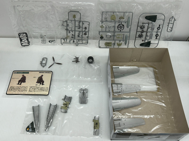 【中古】【未組立】1/48 零式艦上戦闘機52型夜戦(第332海軍航空隊) 「技MIX航空機シリーズ 内部構造再現 ST02」 [272403]＜プラモデル＞（代引き不可）6514