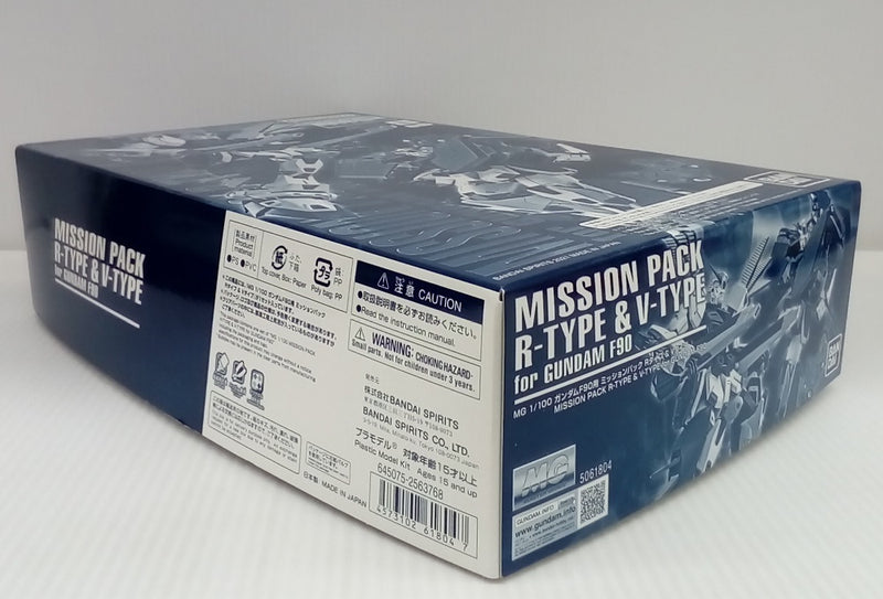 【中古】【未組立】1/100 MG ガンダムF90用 ミッションパック Rタイプ＆Vタイプ 「機動戦士ガンダムF90」[5061804]
＜プラモデル＞（代引き不可）6514