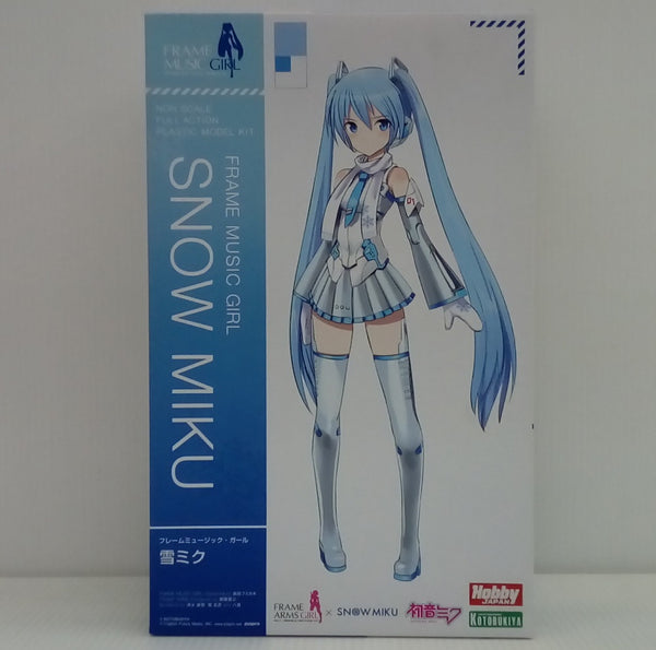 【中古】【未組立】フレームミュージック・ガール 雪ミク 「VOCALOID」 フレームアームズ・ガール [FG068]＜プラモデル＞（代引き不可）6514