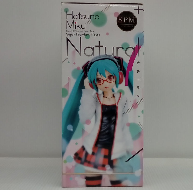 【中古】【未開封】初音ミク 「初音ミク Project DIVA Arcade Future Tone」 スーパープレミアムフィギュア ”ナチュラル”＜フィギュア＞（代引き不可）6514