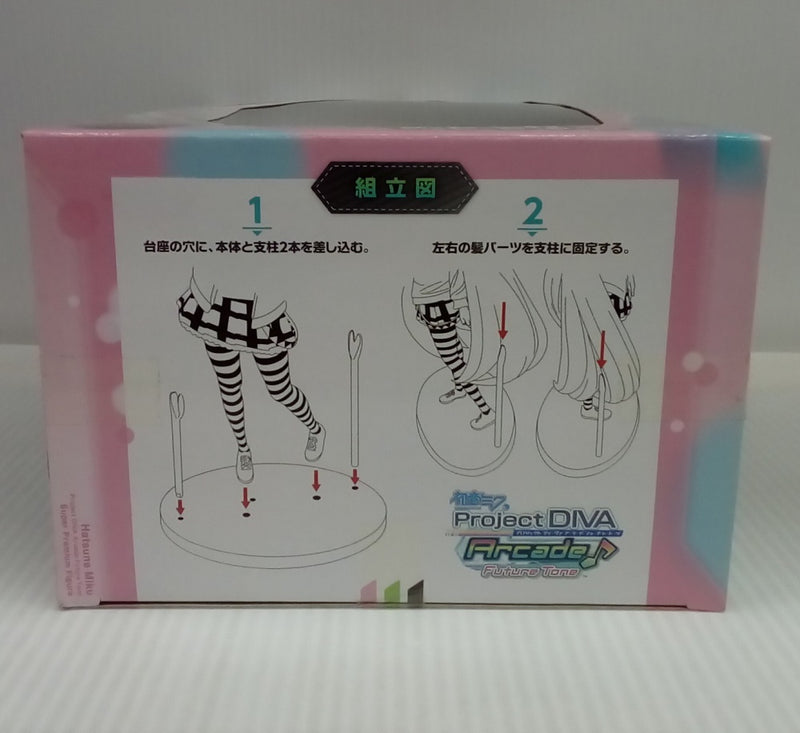 【中古】【未開封】初音ミク 「初音ミク Project DIVA Arcade Future Tone」 スーパープレミアムフィギュア ”ナチュラル”＜フィギュア＞（代引き不可）6514