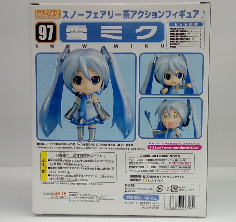 【中古】【未開封】ねんどろいど 雪ミク(初音ミク) 2010冬限定「キャラクター・ボーカル・シリーズ01 初音ミク」 No.97＜フィギュア＞（代引き不可）6514