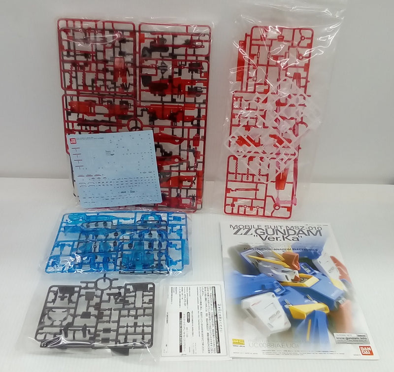 【中古】【未組立】1/100 MG MSZ-010 ダブルゼータガンダム Ver.Ka クリアカラー 「機動戦士ガンダムZZ」 [5055569]＜プラモデル＞（代引き不可）6514