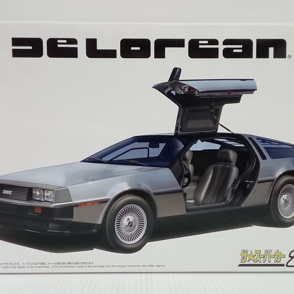 中古】【未組立】1/24 '82 デロリアン DMC-12 「ザ・スーパーカー