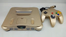 【中古】【開封品】【動作確認済み】ニンテンドウ64本体 (ゴールド) 「ニンテンドー64」＜レトロゲーム＞（代引き不可）6514