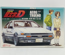 【中古】【未組立】1/24 ハチロク トレノ 藤原とうふ店 WITH 藤原拓海・茂木なつき レジンキャスト製フィギュア 「頭文字D」＜プラモデル＞（代引き不可）6514