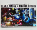 【中古】【未組立】1/144 HGUC G-3ガンダム VS シャア専用リックドムセット 「機動戦士ガンダム」 [5060960]＜プラモデル＞（代引き不可）6514