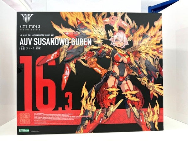 中古】【未組立品】1/1 皇巫 スサノヲ 紅蓮 「メガミデバイス」＜プラモデル＞（代引き不可）6517