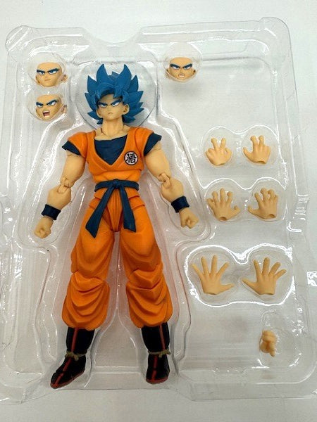 【中古】【開封済】S.H.Figuarts スーパーサイヤ人ゴッドスーパーサイヤ人 孫悟空 -超- 「ドラゴンボール超 ブロリー」＜フィギュア＞（代引き不可）6517