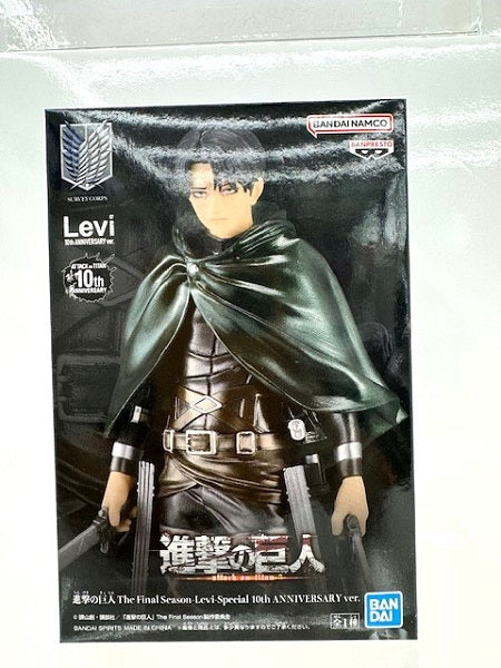 【中古】【未開封】リヴァイ・アッカーマン 「進撃の巨人」 The Final Season-Levi-Special 10th ANNIVERSARY ver.＜フィギュア＞（代引き不可）6517