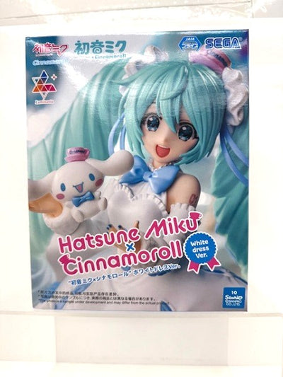 【中古】【未開封】初音ミク×シナモロール 「初音ミクシリーズ」 Luminasta“初音ミク×シナモロール”ホワイトドレスVer.＜フ...