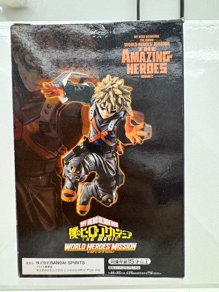 【中古】【未開封】爆豪勝己 「僕のヒーローアカデミア THE MOVIE ワールド ヒーローズ ミッション」 THE AMAZING HEROES＜フィギュア＞（代引き不可）6517