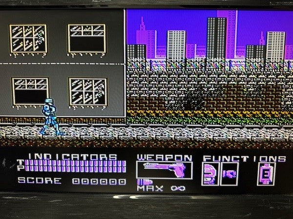 【中古】【箱説なし】【起動確認済】ファミコンソフト「ロボコップ」＜レトロゲーム＞（代引き不可）6517