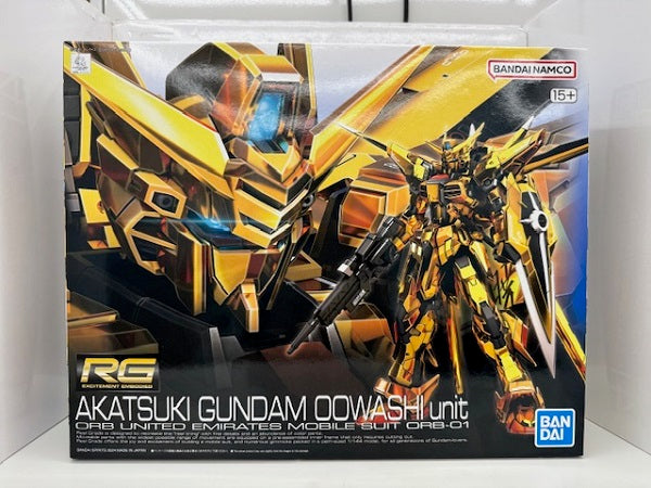 【中古】【未組立】1/144 RG ORB-01 アカツキガンダム(オオワシ装備) 「機動戦士ガンダムSEED DESTINY」 [5067396]＜プラモデル＞（代引き不可）6517