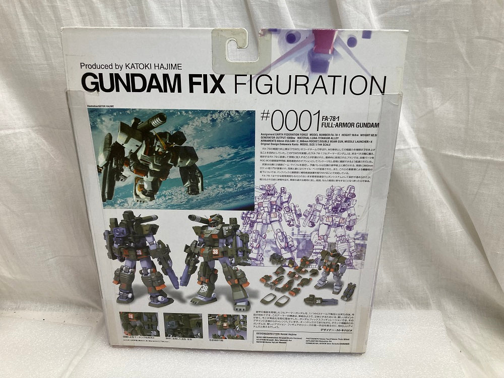 中古】【開封品】フルアーマーガンダム GUNDAM FIX FIGURATION #0001「機動戦士ガンダム」＜フィギュア＞（代引き不可