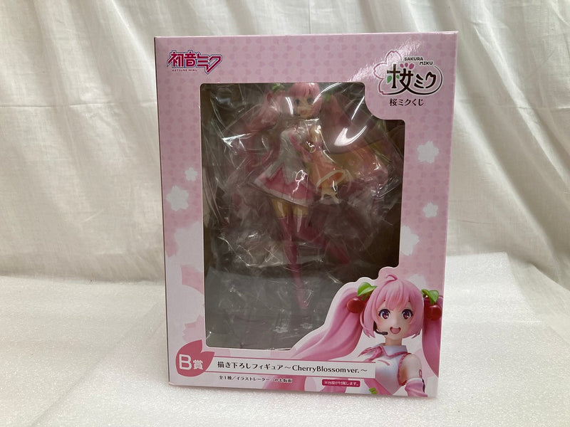 【中古】【未開封】桜ミク 「タイトーくじ本舗 桜ミクくじ」 B賞 描き下ろしフィギュア〜Cherry Blossom ver.〜＜フィギュア＞（代引き不可）6520